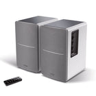 Edifier - R1280DB Enceintes de bibliothèque alimentées Bluetooth au design classique et au son moderne - Blanc-Qualité sonore de studio avec reproduction sonore naturellement affinée grâce à des basses de 4 po et un tweeter à dôme en soie de 13 mm