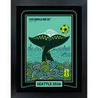 Seattle 2026 FIFA World Cup - Photoglass encadre - 20" x 26"-Affiche officielle de ville hote FIFA Coupe du Monde 2026