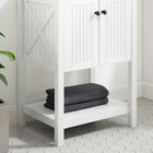 Modway - Steam Armoire de toilette de salle de bain (lavabo non inclus) - Blanc-Assemblée requise