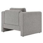 Modway - Visible Tissu Boucle Fauteuil - Gris clair-Assemblée requise