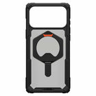 UAG - Étui Robuste Plasma XTE MagSafe  pour iPhone 17 Pro Max - Noir/Orange Pop-Béquille intégrée