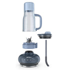 Ninja - Blender Ninja BlendBOSS avec gobelet de voyage de 770 ml et paille amovible - Cyberspace-Un moteur de 1200 watts en crête broie sans effort la glace en neige et mélange tous vos ingrédients préférés