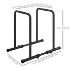 Soozier - Barres pour pompes-Deux réglages de hauteur à 80 cm et 90 cm améliorent la variété des exercices 