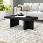 Hudson&Canal - Table basse rectangulaire Dimitra 44" L - Grain noir-Nettoyer avec un chiffon doux et sec, sans produits chimiques agressifs ni produits de nettoyage abrasifs
