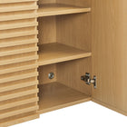 Modway - Render Ensemble d’armoires de salle de bain - Chêne-8