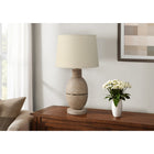 Monarch Specialties - Luminaire - 25 po H Lampe De Table - Résine Beige - Abat-Jour Beige - Contemporain - Moderne-L'abat-jour classique en tissu beige diffuse doucement la lumière pour aider à éclairer une table de nuit, une console, une table d'appoint ou une table d'appoint pour une ambiance chaleureuse et accueillante