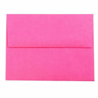 JAM Paper - Enveloppes d'invitation colorées A2 - 4,375 x 5,75 - rose ultra fuchsia - Paquet de 50-Nos enveloppes sont fabriquées à partir de papier de 24 lb et comportent une fermeture en gomme à rabat droit avec une finition lisse
