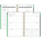 Mead - Agenda scolaire hebdomadaire/mensuel 2026-2027 - 8 ½ po x 6 po - Deux tons melon d’eau - bilingue-15 mois complets de planification hebdomadaire/mensuelle + 3 pages mensuelles 