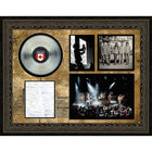 The Tragically Hip Lyrics Collage with Platinum LP - Impression encadree - 35" x 27"-Qualité supérieure - funinn