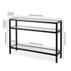 Hudson&Canal - Console Sivil 42" L - Bronze noirci-8