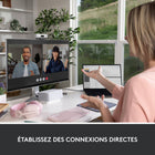 Logitech - Brio 500 Webcam HD avec Expo Auto, Cadrage Auto- Off-white-10