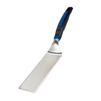Razor - Spatule à griller à -Spatule plate en acier inoxydable à bords biseautés