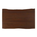 Modway - Ardor Bois d’acacia à bord vivant de 60 po Bois d’acacia Table à manger, Noyer d’or-Assemblée requise