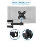 Mount-It! - Support mural pour petit téléviseur à mouvement complet-Taille d'écran compatible : 13 à 30 pouces