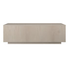 Hudson&Canal - Table basse rectangulaire Paxton 48" de largeur, , blanc aulne-La table est fabriquée à partir de matériaux MDF de haute qualité et durables