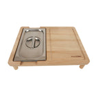 Razor - Planche à griller avec couvercle-Utilisable comme planche à découper, surface de travail, contenant de marinade, garde-manger chaud