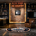 Connor McDavid Edmonton Oilers First Goal Scoresheet Collage - Impression encadree - 28" x 24"-Dimensions finales: 28.5x24.5
