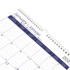 Blueline - 2027 Calendrier mural mensuel DuraGlobe - 12 po x 17 po - bilingue-ÉCORESPONSABLE : Fabriqué à partir de papier en fibre de bambou hautement renouvelable