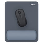 Fellowes - Repose-poignet pour souris Breyta avec coussin HEX - Bleu-Le repose-poignet doux au toucher, doté d’un revêtement antipoussière, offre un fini haut de gamme et une expérience de navigation fluide