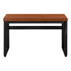 Monarch Specialties - 7676 Bureau 48 po L - Hauteur Adjustable Cerise/Metal Noir-Assemblage requis: des instructions illustrées et tout le matériel sont fournis pour plus de commodité (des outils supplémentaires peuvent être nécessaires)