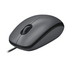 Logitech M100 Souris USB Filaire Ambidextre - Gris-Pas besoin d'installer de logiciel avec la Logitech M100, et comme elle est filaire, vous pouvez brancher le câble dans le port USB et l'utiliser directement