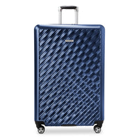 Ricardo Beverly Hills - Melrose Grande Valise Rigide de 30"  - Bleu-Coque extérieure durable en alliage de polycarbonate: Aide à protéger les effets personnels contre les chocs, les égratignures et l’usure du voyage, tout en offrant une allure rigide et soignée