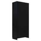 Manhattan Comfort - Ensemble de rangement moderne Hopkins 59,22 po 2 pièces, 14 étagères, noir-16,11 po L x 29,61 po l x 71,11 po H