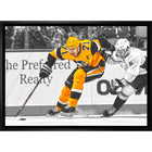 Evgeni Malkin Pittsburgh Penguins Skating with Puck Spotlight sur toile - Toile encadree - 31" x 22"-Impression sur toile de qualité supérieure avec bordures enveloppées