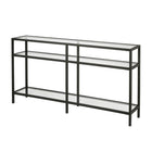 Hudson&Canal - Console Sivil 55" L - Bronze noirci-La table a une capacité de poids de 50 lb