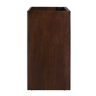Modway - Appia 36" Armoire de toilette de salle de bain (lavabo non inclus) - Noyer-Coussinets de pied non marqués