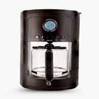 Willow - Cafetière 12 tasses - Noire-Carafe de 12 tasses avec poignée ergonomique