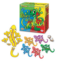 Talicor - Du Gecko - Jeu de société amusant et éducatif pour les enfants-Reconnaissance des couleurs et compétences mathématiques : les joueurs s'affrontent pour construire leur gecko, apprenant ainsi la reconnaissance des couleurs et les compétences mathématiques