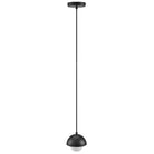 Modway - Eclipse Globe Lumière suspendue - Noir-Câble suspendu en tissu ajustable