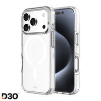 AXS - Crystal Shield D3O Compatible MagSafe Apple iPhone 17 Pro - Transparent-Testé pour des chutes de 8 pieds, soutenu par la technologie D3O 