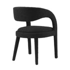 Modway - Pinnacle Boucle Tapis Chaise à manger Ensemble de 2 - Noir-8