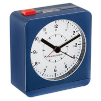 Marathon – Réveille-matin de table analogique avec veilleuse automatique, bleu-S'allume automatiquement lorsque les lumières sont éteintes