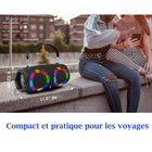 MyBat - Enceinte Bluetooth portable sans fil Pro Vibebuddy Plus - Noir-Format compact, parfait pour sacs et bagages à main