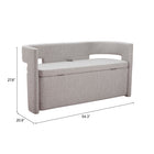 Zuo - Papua Banc de rangement - Gris-8