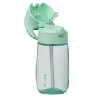 b.box - Bouteille 380ml Junior - Vert Menthe-Léger avec poignée de transport ; design modulaire interchangeable
