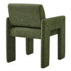 Modway - Daven Tissu Chaise de salle à manger rembourrée in Feuillage-Assemblée requise