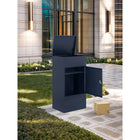 Ceha Canada - Boîte à colis grande taille - 21 po l x 16 po P x 41 po H - Gris foncé-7