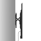 Kanto - Support mural inclinable et extensible pour téléviseur - Noir-Plaque murale double de 27 po (68,6 cm) peut accueillir des montants espacés jusqu'à 24 po