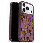 OtterBox - Étui Symmetry MagSafe avec Contrôle de la Caméra pour iPhone 17 Pro - Léopard Rose Shift-Les boutons tactiles offrent la même sensation que ceux de votre téléphone