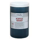 Handy Art - Acrylique Gesso, Noir, 32 oz., Paquet de 2-Appliquer comme sous-couche ou apprêt sur la surface avant de peindre pour améliorer l'adhérence