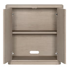 Hudson&Canal - Meuble d'appoint Easton 32 po de largeur - Blanc aulne-Nettoyer avec un chiffon doux et sec, sans produits chimiques agressifs ni produits de nettoyage abrasifs