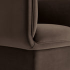 Modway - Tate Performance Velvet Chaise d’accent - Marron chocolat-8