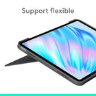 Logitech - Touch iPad Air 11" (M3/M3/M4) / iPad Air 5ème génération Étui Clavier - Gris Oxford - Anglais-Modes d'utilisation à votre façon: avec ses multiples modes d’utilisation et possibilités, saisissez, dessinez, regardez des vidéos, lisez ou passez des appels sans retirer votre iPad Air de l'étui clavier 