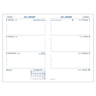 Quo Vadis - Sapa X Agenda Semainier - 9 cm l x 14 cm H - Couleurs Assorties - Anglais-Grille 2 couleurs sur papier blanc
