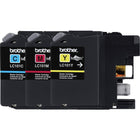 Brother – Cartouches d'encre couleur LC101 (cyan, magenta, jaune) - (LC1013PKS) - Paquet de 3-Qualité d’impression à jet d’encre couleur supérieure sur laquelle vous pouvez toujours compter jusqu’à 300 pages par cartouche.
