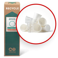 TerraCycle - Gobelets de plastique rigide no. 6 - Zero Waste Box- Moyenne-Veuillez nous envoyer n’importe quelle marque et taille de gobelet en plastique no. 6.